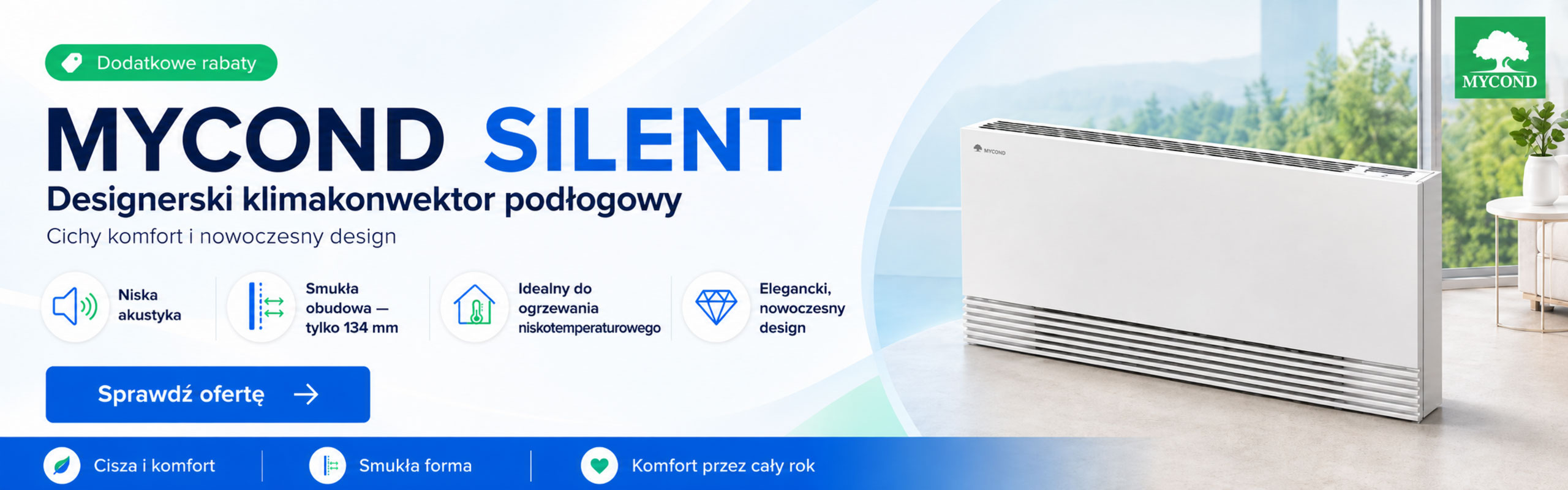 KlimaOne MyCond Silent baner